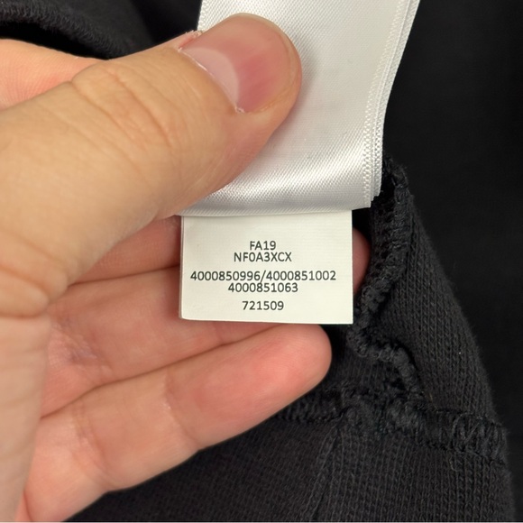 The North Face Black Outerlands Funnel Neck Waffle Knit Shirt Large - Picture 9 of 9